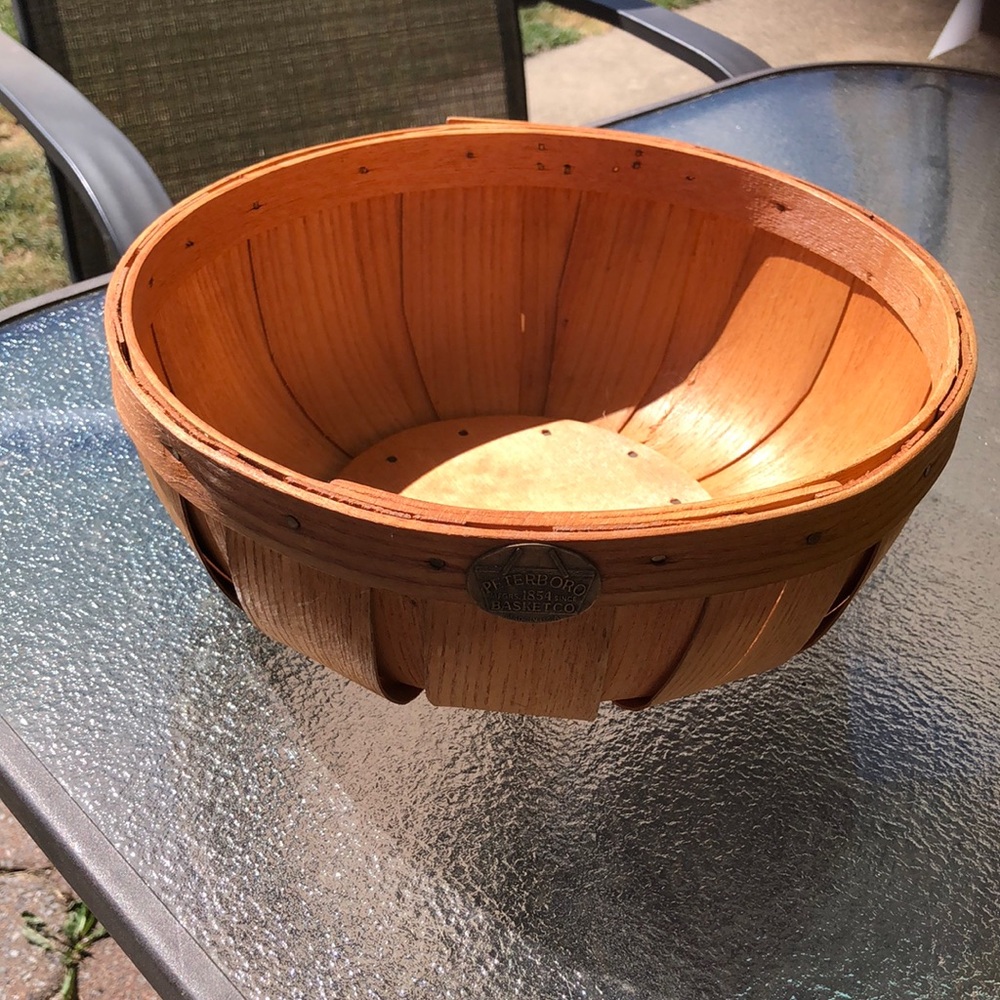 Peterboro 1854 basket. Made in the USA.